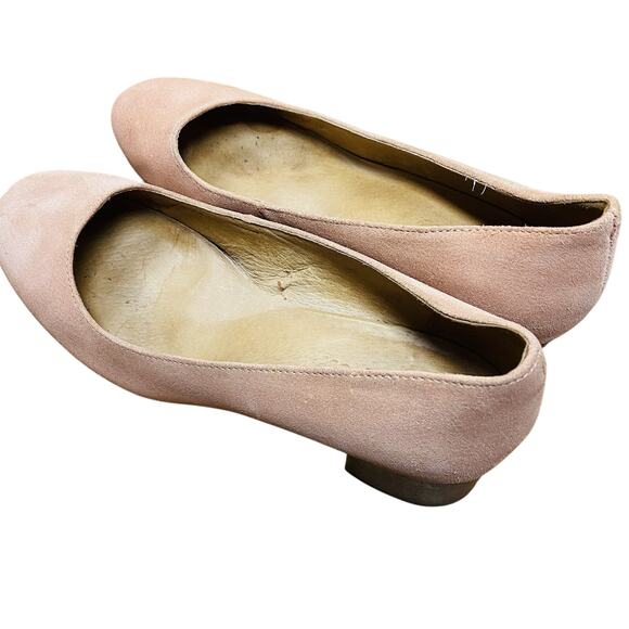 Madewell Ella Suede Pump in Blush DustyClay Size 7.5 Casual Office Classic GUC - Picture 5 of 7